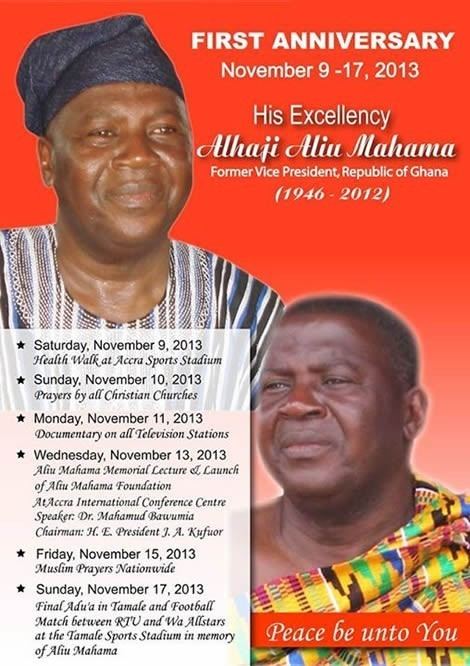 Aliu Mahama Former president Alhaji Aliu Mahama is dead 233timescom