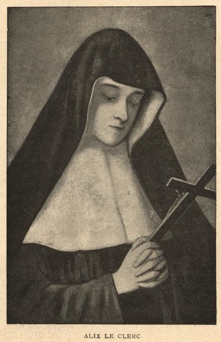 Alix Le Clerc Portrait of Sister Alix Le Clerc named Mother Thrse de