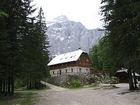 Aljaž Lodge in the Vrata Valley httpsuploadwikimediaorgwikipediacommonsthu