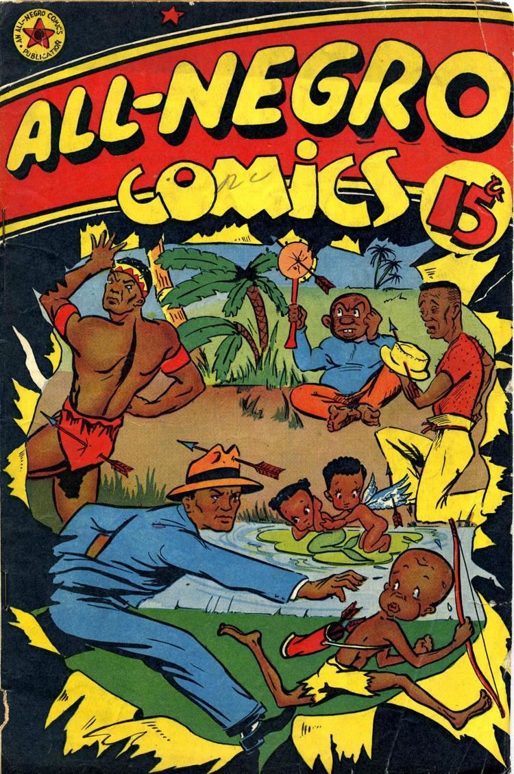 All-Negro Comics AllNegro Comics 1947 First Issue Mars Will Send No More