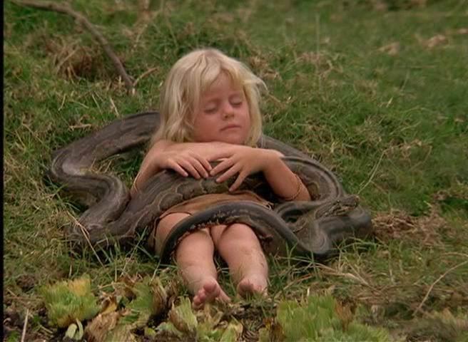 All the Little Animals movie scenes Sheena Little Girl with a snake