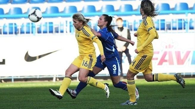 Alla Lyshafay Alla Lyshafay Ukraine Fannds Fridriksdttir Iceland UEFA