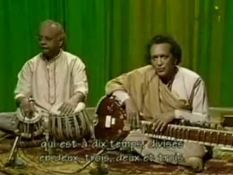 Alla Rakha Ravi Shankar Alla Rakha Tabla Solo in Jhaptal YouTube