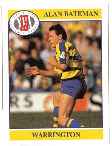 Allan Bateman WARRINGTON Alan Bateman 104 MERLIN 1990 s Rugby League Trading Card
