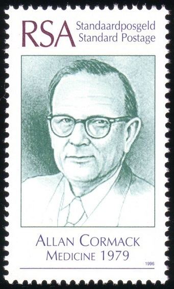 Allan McLeod Cormack Manfred Boergens Mathematics on stamps Nobel Laureate Allan Cormack