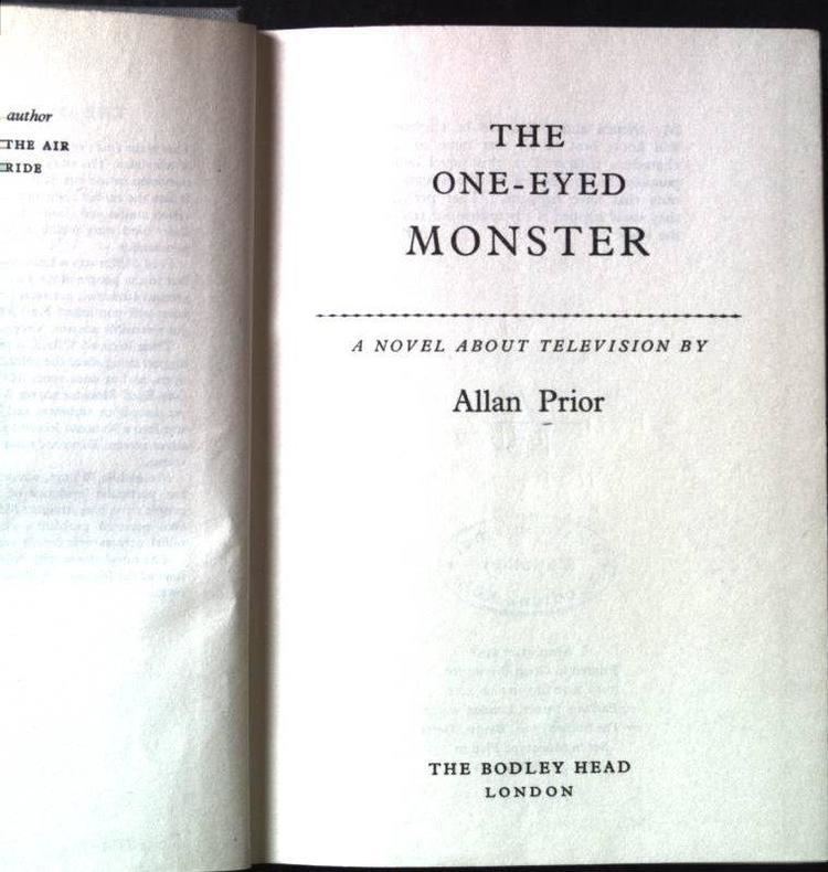 Allan Prior The One Eyed Monster by Allan Prior AbeBooks