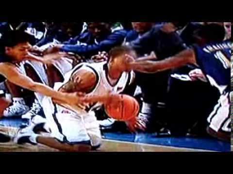 Allan Ray Allan Ray has his eye poked out during basketball game YouTube