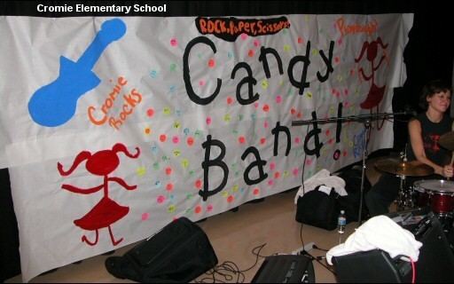 Allen Bukoff Allen Bukoffs backdrop and wall display projects with Candy Band