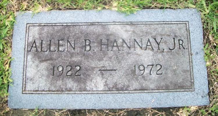 Allen Burroughs Hannay Allen Burroughs Hannay Jr 1922 1972 Find A Grave Memorial