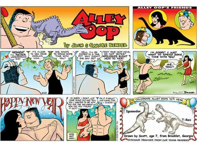 Alley Oop Drawing by Brooklet boy ends up in 39Alley Oop39 comic strip