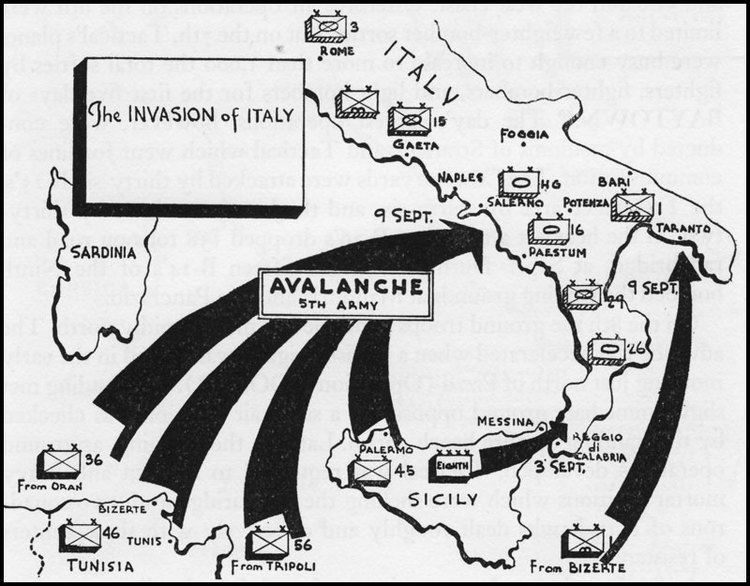allied invasion of italy - Barka