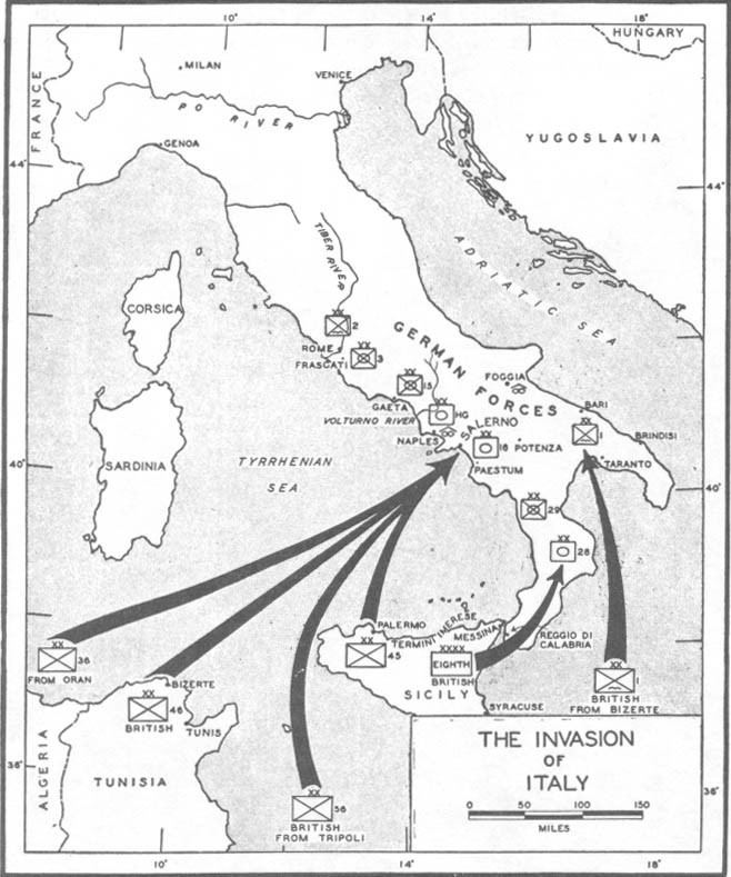 Allied invasion of Italy Salerno Preparations for Invasion