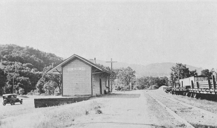 Alma, California Santa Cruz Trains Railroads of the Monterey Bay Alma Station