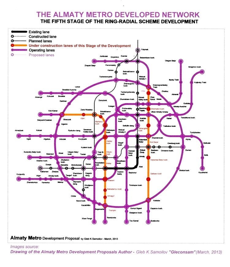 Метро в алматы схема проезда