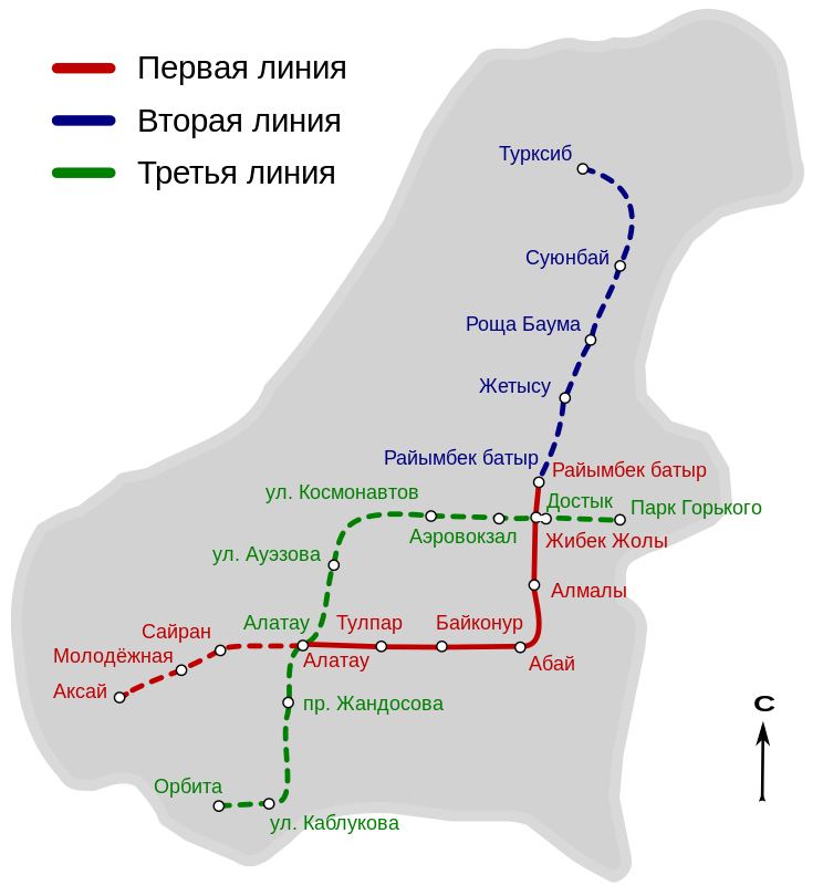 Almaty Metro Almaty metro map Kazakhstan