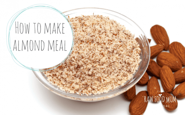 Almond meal Homemade Almond Meal It Doesn39t Get Any Easier The Raw Food Mum
