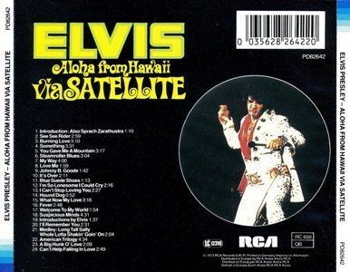 Aloha from Hawaii Via Satellite Elvis Presley CD Info RCA BMG FTD Promotional CD Import CD