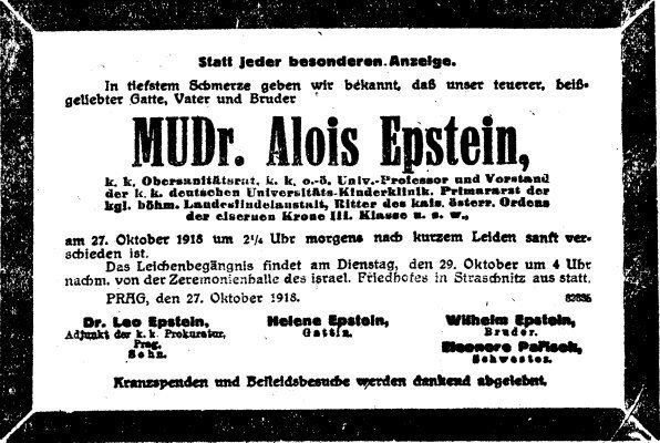Alois Epstein Dr Alois Epstein 1849 1918 Genealogy