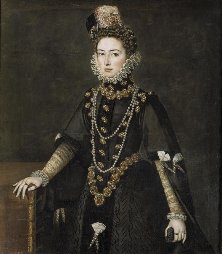Alonso Sánchez Coello ca 1585 Infanta Catalina Micaela by Alonso Snchez Coello Museo