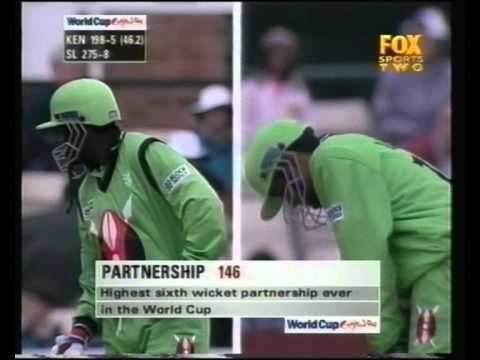 Maurice OdumbeAlpesh Vadher partnership vs Sri Lanka 1999 YouTube