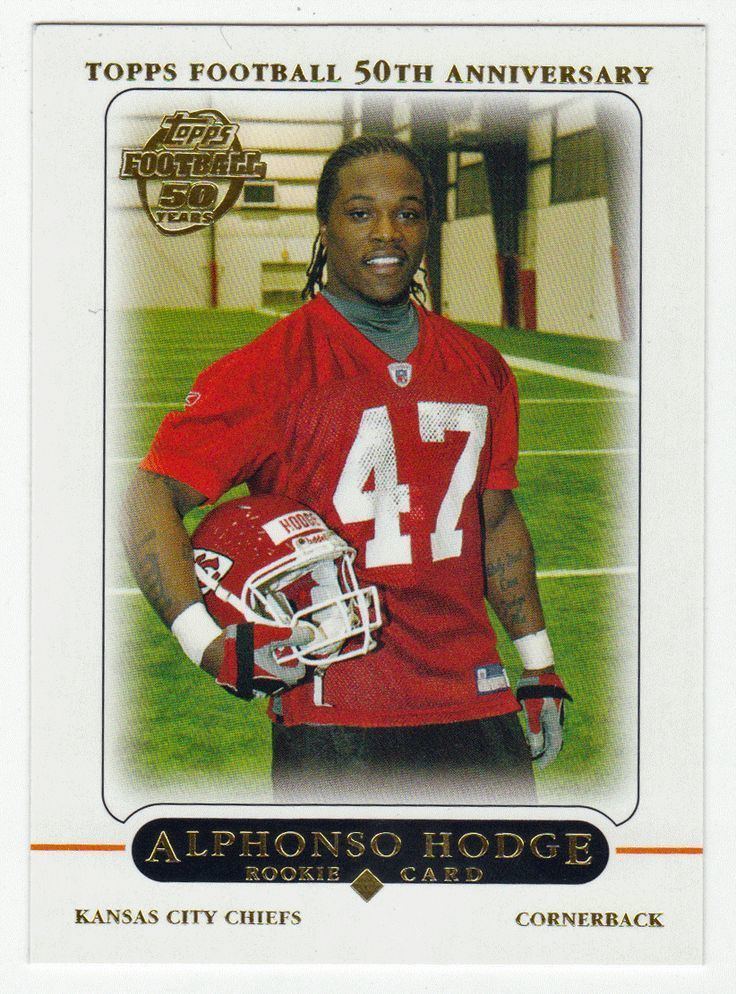 Alphonso Hodge Alphonso Hodge RC 392 2005 Topps Football NFL Rookie Football