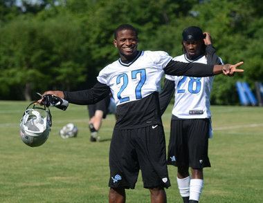 Alphonso Smith Cornerbacks Alphonso Smith and Justin Miller workout for