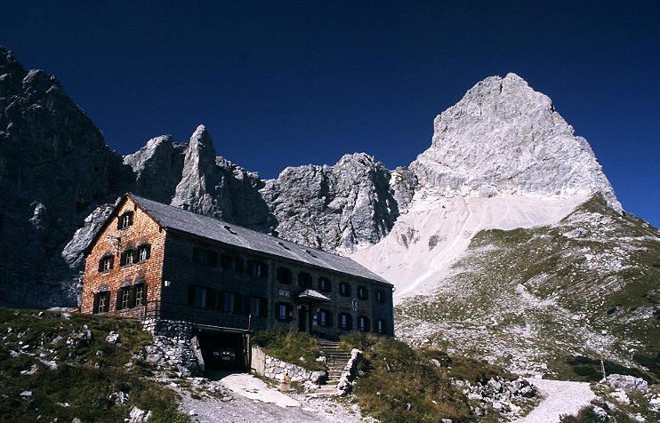 Alpine club hut