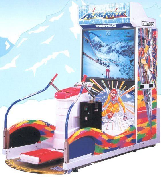 Alpine Racer Namco Alpine Racer Deluxe Arcade Machine Liberty Games