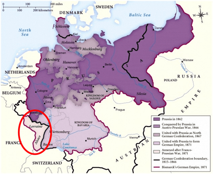 Alsace-Lorraine Alsace amp Lorraine German Occupation during the Franco Prussian War