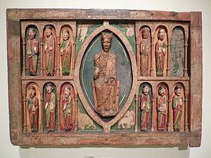 Altar frontal from Santa Maria in Taüll httpsuploadwikimediaorgwikipediacommonsthu