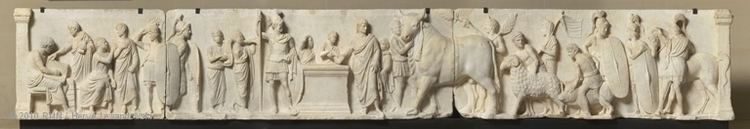 Altar of Domitius Ahenobarbus Socalled Domitius Ahenobarbus relief Louvre Museum Paris