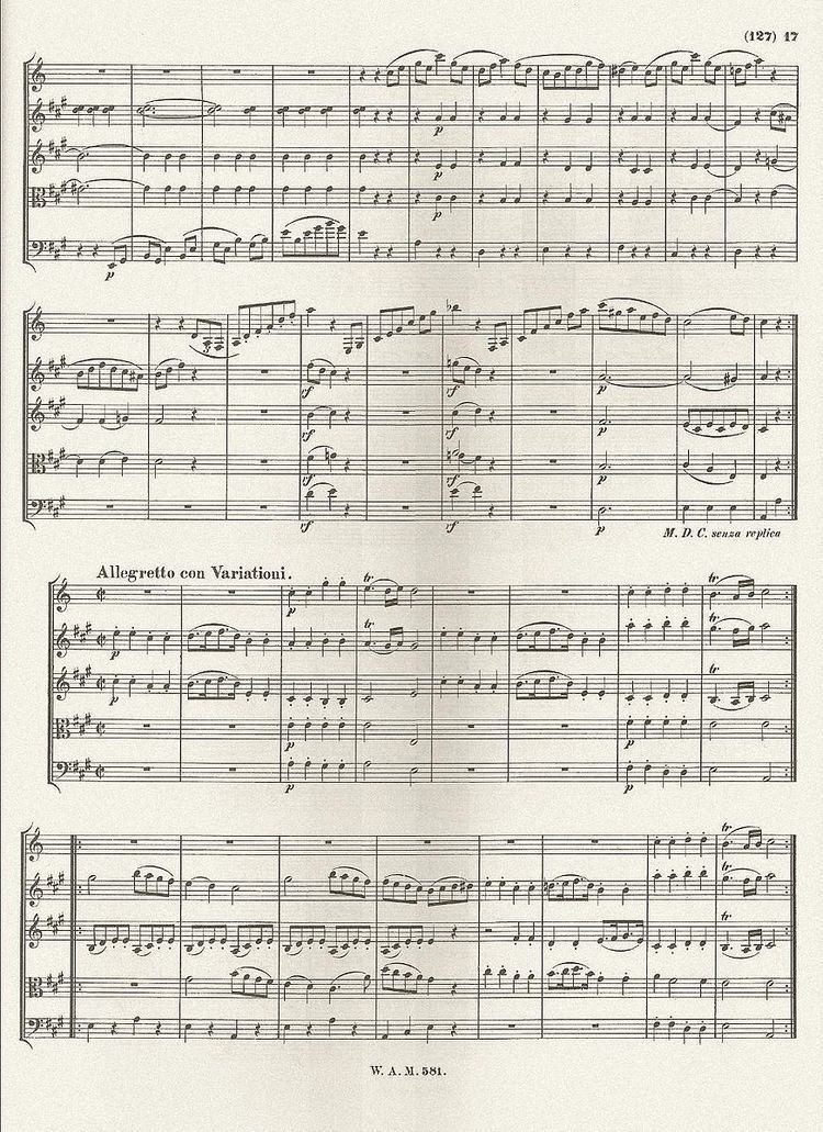 Alte Mozart-Ausgabe
