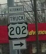 Alternate truck routes in Pennsylvania