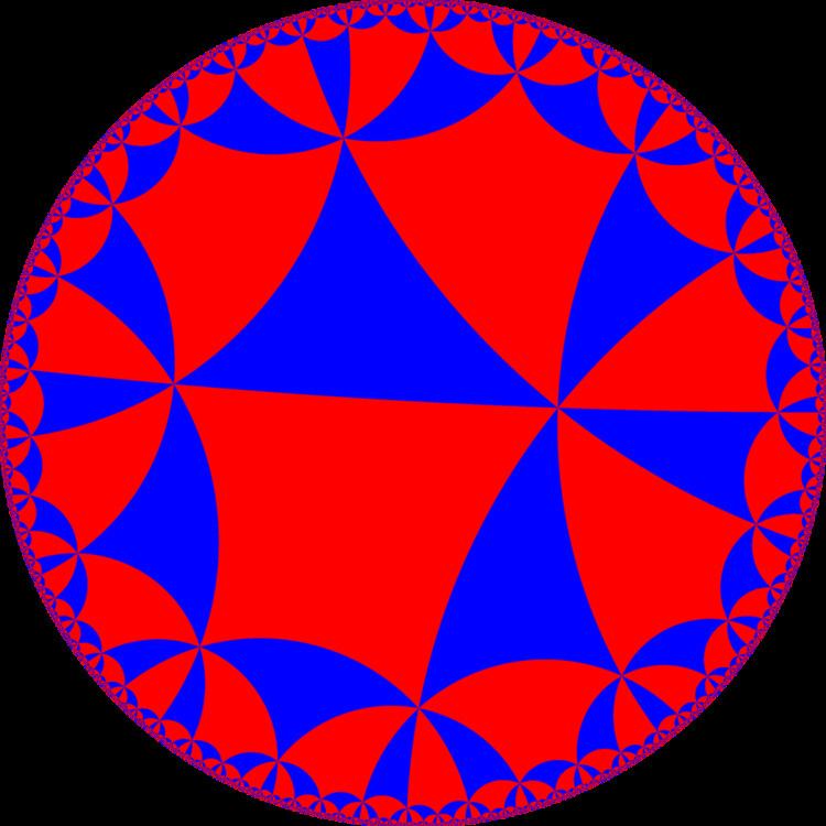 Alternated order-4 hexagonal tiling