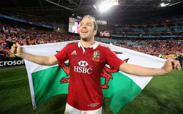 Alun Wyn Jones Ospreys lock Alun Wyn Jones is not one for looking back on