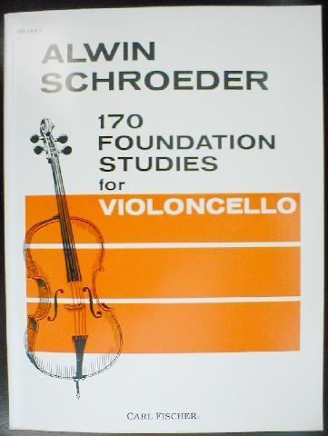 Alwin Schroeder Alwin Schroeder 170 Foundation Studies For Violoncello