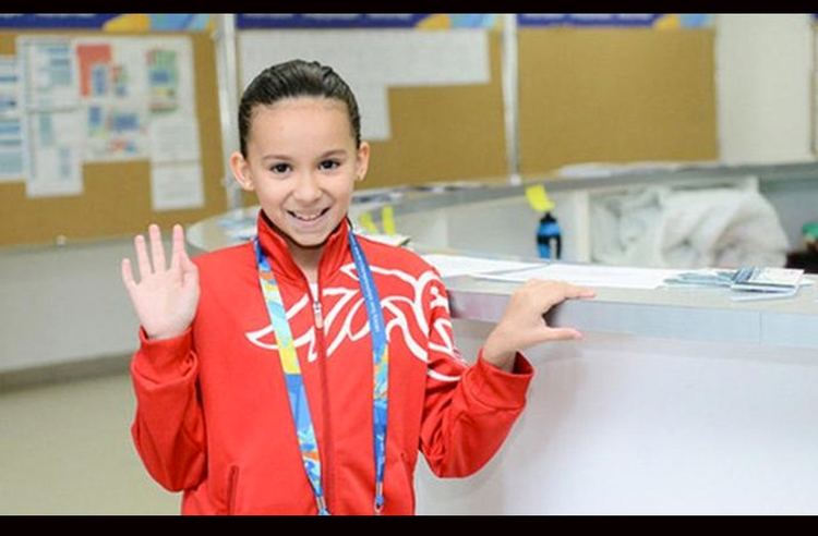 Alzain Tareq Picture of the day At 10 Alzain is the youngest swimmer in the