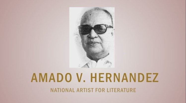 Amado V. Hernandez PAGPUPUGAY A Tribute to National Artist Amado V Hernandez TVUP