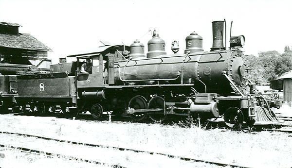 Amador Central Railroad McCloud River Railroad Company Locomotive 8