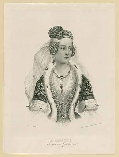 Amalia of Oldenburg Arrayed in Gold Amalia of Oldenburg Queen of Greece
