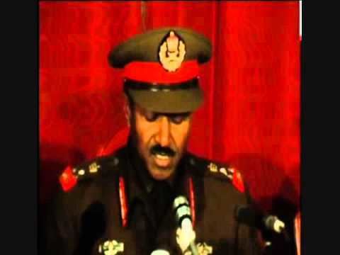 Aman Andom General Aman Andoms 1st Press Conference As Acting Head of State of