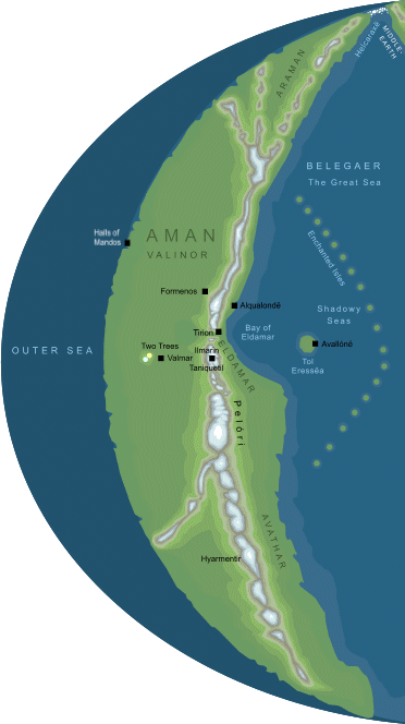 Aman (Tolkien) The Encyclopedia of Arda Aman