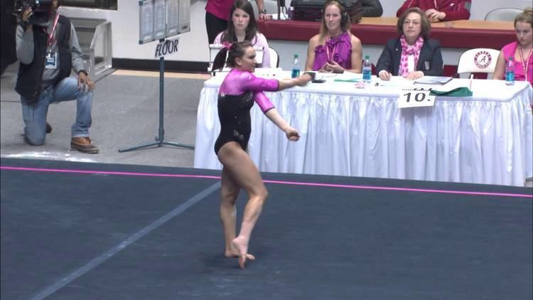 Amanda Jetter Alabama Gymnastics Amanda Jetter on the Floor vs Arkansas YouTube