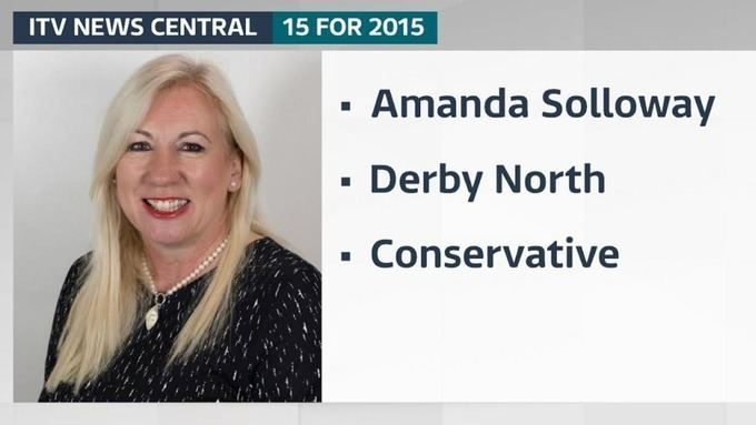 Amanda Solloway Amanda Solloway is standing in Derby North Central ITV