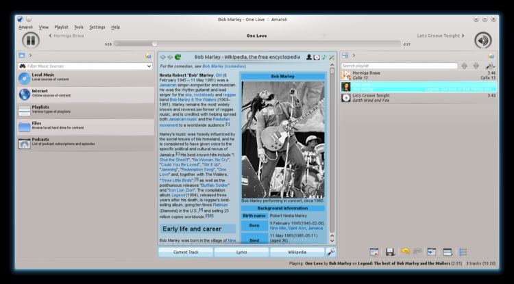 Amarok (software) Amarok software Wikiwand