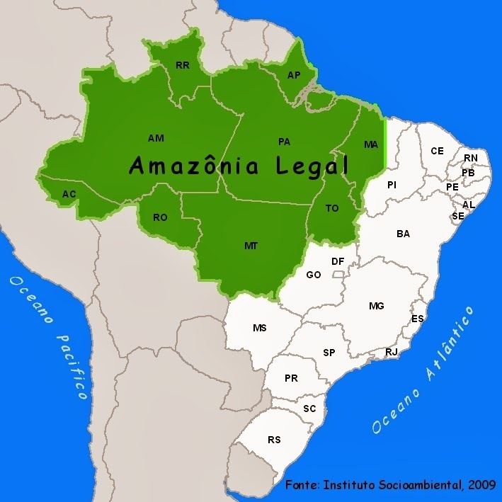 Amazônia Legal Blog do Prof Alexandre Diferenas entre Amaznia Legal Amaznia e