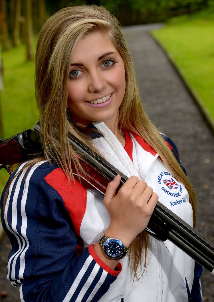 Amber Hill (sport shooter) GB 1 Skeet Shooter Amber Hill signs sponsorship deal with luxury