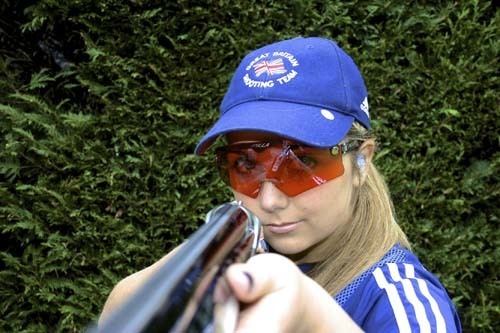 Amber Hill (sport shooter) Amber means go Clay Shooting magazine