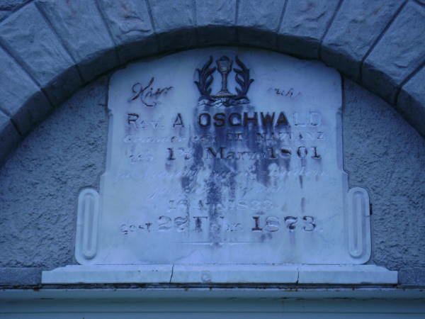 Ambrose Oschwald Rev Ambrose Oschwald 1801 1873 Find A Grave Memorial