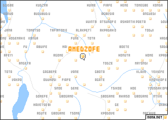 Amedzofe, Ghana Amedzofe Ghana map nonanet